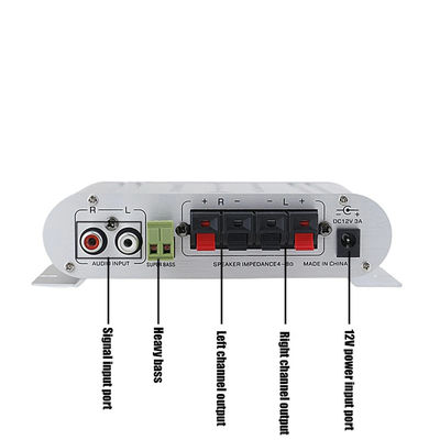 Placa amplificadora de 12V de 2.1 canais com potência de saída 80WX2 + 80W para áudio digital hi-fi doméstico