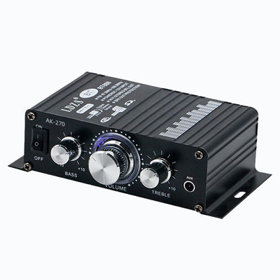 AK-270 12V Amplificador de Áudio Bluetooth de Pequena Potência 2.0 Channels Output HIFI Mini Amplificador de Potência para Home Theater Sound System