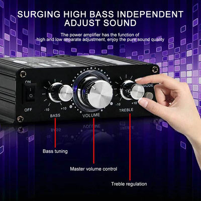 AK-270 12V Amplificador de Áudio Bluetooth de Pequena Potência 2.0 Channels Output HIFI Mini Amplificador de Potência para Home Theater Sound System