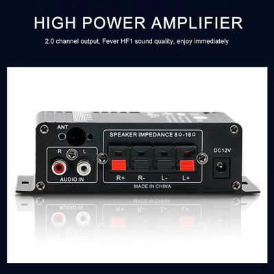 AK-270 12V Amplificador de Áudio Bluetooth de Pequena Potência 2.0 Channels Output HIFI Mini Amplificador de Potência para Home Theater Sound System