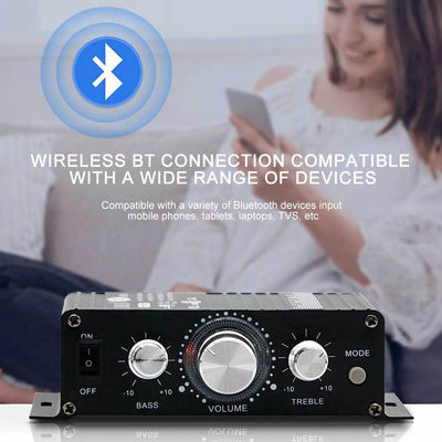 AK-270 12V 30W + 30W 2.0 Canal Amplificador de Potência Bluetooth para Home Theater