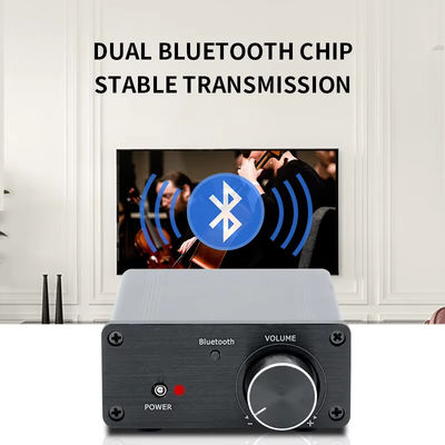 Amplificador Digital TPA3116 100W Estéreo HiFi Classe D com Bluetooth 5.0 e Carcaça em Liga de Alumínio