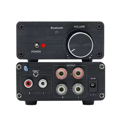 Amplificador Digital TPA3116 100W Estéreo HiFi Classe D com Bluetooth 5.0 e Carcaça em Liga de Alumínio