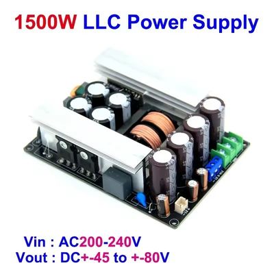 1500W LLC 5 Way Switching Module Power Supply Board Mount AC DC Converter para Amplificador de Áudio Digital LLC-1500W