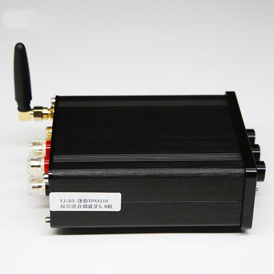 Tabela de amplificador de áudio Bluetooth 5.0 de 100W*2 com material de alumínio para amplificador de potência profissional