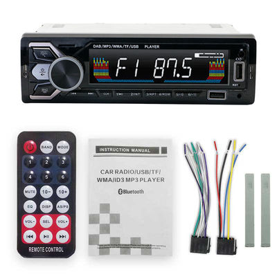 Rádio Universal de Carro 60Wx4 com Receptor FM MP3 Player e Entrada AUX USB/SD