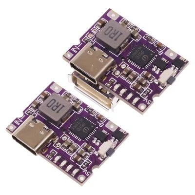 IP5310 Modulo de energia Step-Up Tipo-C Convertidor de impulso USB 5V 4.2V 3A Quadro de carregamento de bateria de lítio com indicador LED