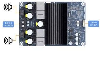 TPA3255 2x300W Alta Potência Dual Channel Stereo Audio Amplifier Board Amplificador de Potência Digital