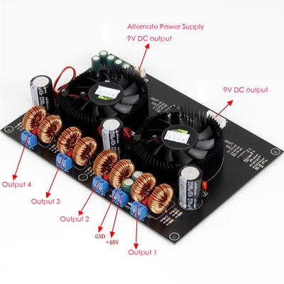 TPA3255 2.0 Channel Digital Class D HiFi Audio Amplifier Board 600W*2 High-Power Board para entusiastas e receptores