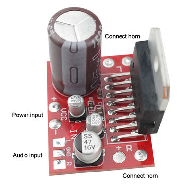 TDA7379 Módulo de amplificador de potência estéreo Canal duplo DC9V-17.5V 38W+38W Amplificador de placa de áudio TDA7379