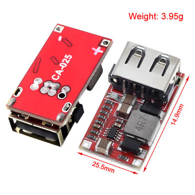 CA-025 Conversor DC-DC eficiente Tabela de desenvolvimento de carregador USB 6V-24V 24V 12V a 5V 97,5% Módulo Buck para alimentação de veículos
