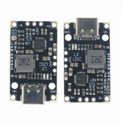 Tipo-C USB 2/3S BMS 15W 8.4V 12.6V 1.5A Bateria de lítio Modulo de reforço de carregamento com suporte equilibrado Carregamento rápido com indicador