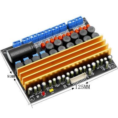 Adaptador de CC TPA3116 7.1 8 canais 100W 100W 6*50W Classe D Amplificador de Potência Digital Painel para alto-falantes Iluminação LED Sem luz