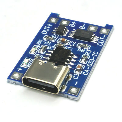CA-033 Micro Type-c USB 5V placa de carregamento com funções duplas 1A módulo de carregador de bateria de lítio 18650 TP4056 padrão
