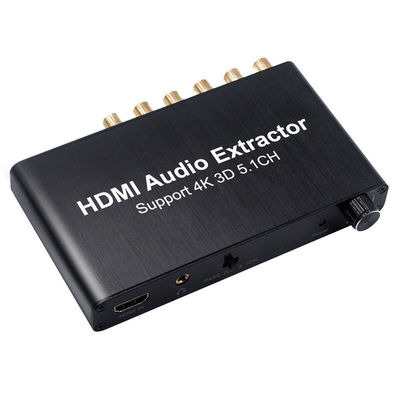 HDMI para 3.5mm RCA Convertidor de Áudio Análogo Extractor Decoder Amplificador para PS4 DVD 5.1 Canal Divididor de Som Moldes Privadas