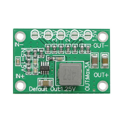 Creatall CA-1235 3A 5V-15V Conversor de tensão ajustável com módulo de alimentação de TV LED de circuito integrado de 20 mm
