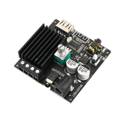 BT 5.0 Digital Power Amplifier Board 100W*2 Stereo Mini DIY Audio Module com suporte de entrada U Disk &amp; AUX