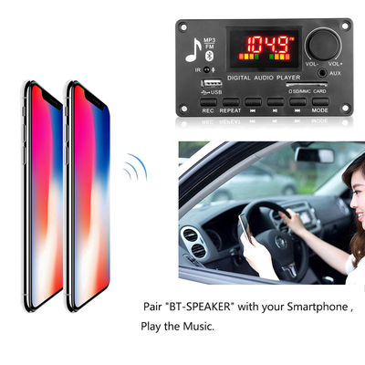 Tabela de amplificador de 80W Bluetooth 5.0 MP3 Decodificador de Tabela com DC 5V-26V Power Range para Áudio de Carro