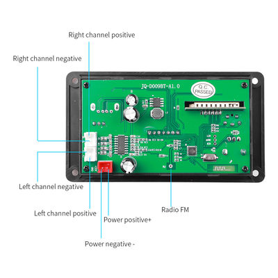 Tabela de amplificador de 80W Bluetooth 5.0 MP3 Decodificador de Tabela com DC 5V-26V Power Range para Áudio de Carro
