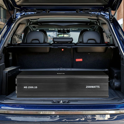 Amplificador de potência de áudio de carro de classe D RMS 2500Wrms 1 Ohm Impedância Spl Amplificador de potência mono com crossovers