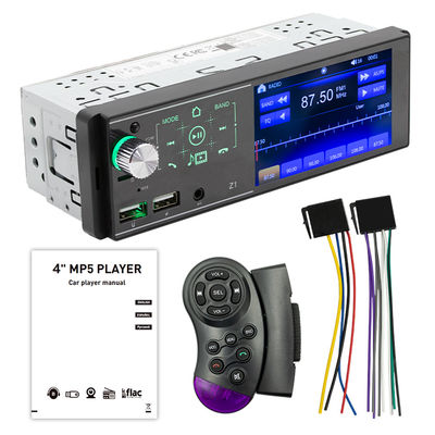 4.1 polegada Car Stereo portátil Dual USB HD Touch Screen para Bluetooth MP5 Player Luzes coloridas Autoradio Car Radio CD para DVD VCD