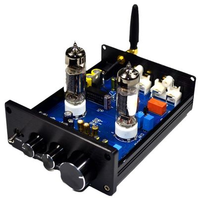 Pré-amplificador de tubo HIFI Audiófilo 6J5 QCC3034 para Amplificador Doméstico Sem Fio BT 5.1 com Ajuste de Graves e Agudos