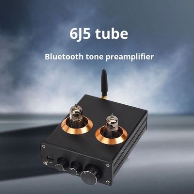 Pré-amplificador de tubo HIFI Audiófilo 6J5 QCC3034 para Amplificador Doméstico Sem Fio BT 5.1 com Ajuste de Graves e Agudos