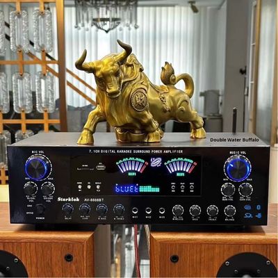 AV-8888BT Profissional 7.1 Canal 2000W Ultra-Alta Potência Amplificador de Teatro em Casa BT Wireless Home KTV Surround Sound System