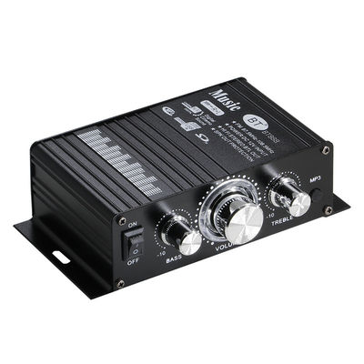 Mini Amplificador Doméstico BT-888 12V 20W+20W BT Sem Fio Pequeno Metal Venda Quente para Comércio Exterior Transfronteiriço