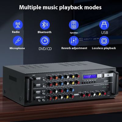 PA-803WH 2.0 Canal 400W Amplificador para Casa Receptor de Alta Potência de Venda Quente com Material Metal BT Wireless Power Booster