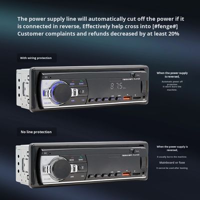 Creatall Neutral JSD-530L Car MP3 Player com conexão USB para Bluetooth Card Radio Central Control Qualidade de Som Sem Perdas