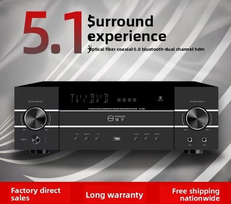 5.1CH 4200W Amplificador de Áudio Pro de Alta Potência com Anti-Feedback, BT Wireless, para Home Karaoke Stage Performance KTV Meeting