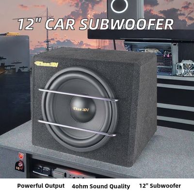 Preço por atacado 12/10 polegadas de alta potência de carro áudio subwoofer 4ohm 12v alto-falantes