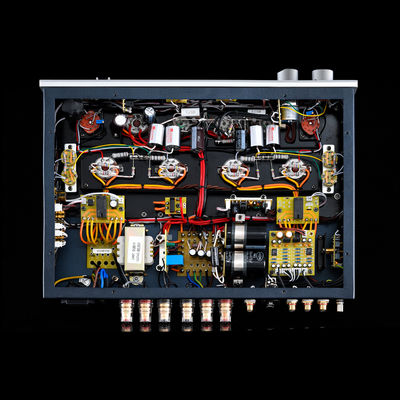 Amplificador de áudio HIFI com válvulas para casa A-Level 25W+25W, saída de alta potência, receptores de fone de ouvido integrados, alto-falantes, amplificador de classe