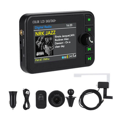 2.4-Inch Color LCD DAB/DAB+ Radio Receiver BT Wireless Compatible MP3 Player FM Car Digital Signal Broadcasting por 1 Ano