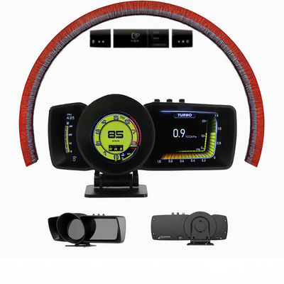 2023 OBD2 Display de velocidade GPS Smart Gauge com Head-Up Display (HUD) Interface múltipla para eletrônicos de automóveis