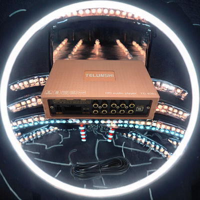 Venda Quente 4 * 50W Amplificador de Carro de Classe AB 4-Channel DSP Crossovers Subwoofer Amplificador de Potência Automática (Sem Painel de Controle)