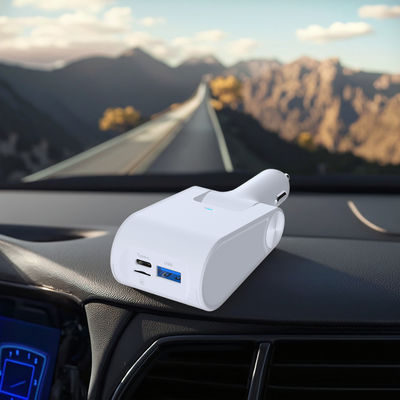 Carregador de carros de alta velocidade de 65W 4G WiFi6 Carregamento rápido Tipo-C + USB Multi-Device Compativel 1 ano de garantia Eletrônica automática