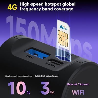 Carregador de carros de alta velocidade de 65W 4G WiFi6 Carregamento rápido Tipo-C + USB Multi-Device Compativel 1 ano de garantia Eletrônica automática