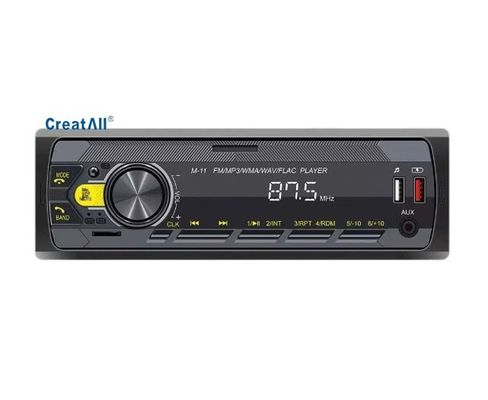Creatall Leitor MP3 para Carro 12V com Bluetooth Sem Fios Mãos-Livres Rádio FM Luzes Coloridas Sistema de Áudio Modificação Novo e Melhorado