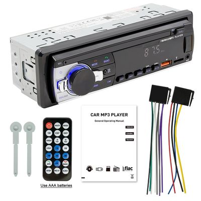 Reprodutor de MP3 de carro em estoque da Creatall com conexão sem fio BT Interface USB FM Radio-Novo Produto Transfronteiriço