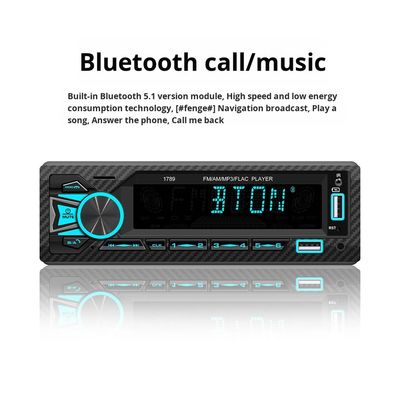 Creatall Cross-Border New Car MP3 Player Card Slot U Disk Car Radio Central Control para Bluetooth Amplificador de Som Sem Perdas