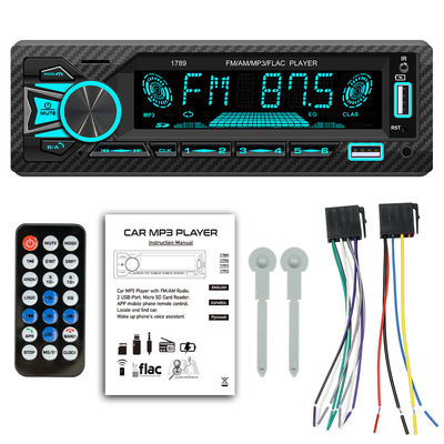 Creatall Cross-Border New Car MP3 Player Card Slot U Disk Car Radio Central Control para Bluetooth Amplificador de Som Sem Perdas