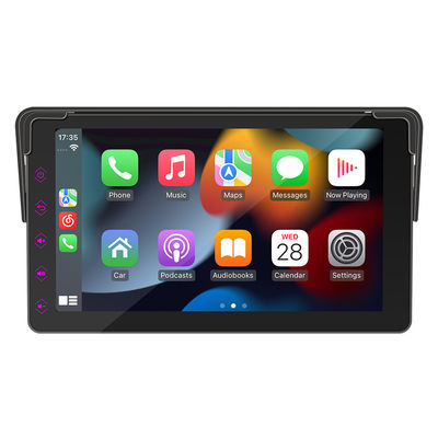 Creatall MP5 portátil para carro de 7 polegadas com CarPlay sem fio para Bluetooth, transmissor FM, câmera de visão traseira HD, colocação no painel, 1 ano de garantia