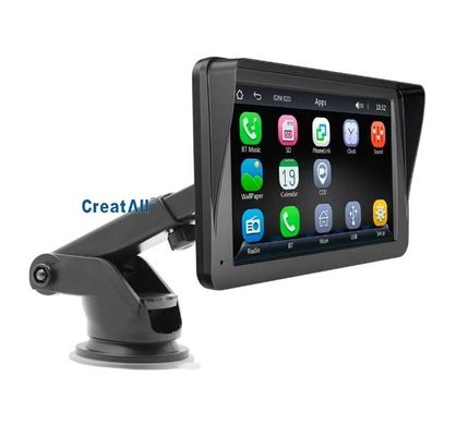 Creatall MP5 Player de carro portátil de 7 polegadas com Bluetooth HD Large Screen Wireless CarPlay Dashboard de navegação Conexão USB