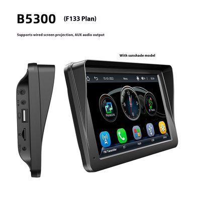 Creatall MP5 Player de carro portátil de 7 polegadas com Bluetooth HD Large Screen Wireless CarPlay Dashboard de navegação Conexão USB