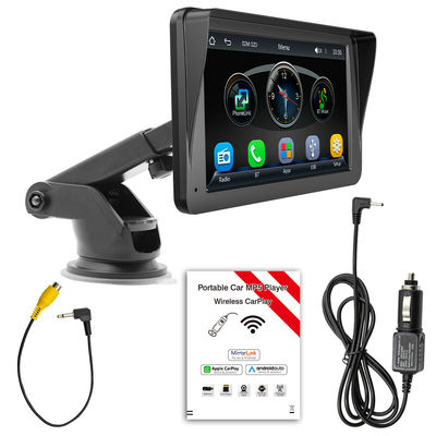 Creatall MP5 Player de carro portátil de 7 polegadas com Bluetooth HD Large Screen Wireless CarPlay Dashboard de navegação Conexão USB