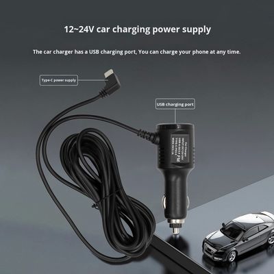 Creatall 8.1inch Portable All-in-One Car Navigation Device Wireless CarPlay Frente traseira Dual Recording Dash Cam para Painel