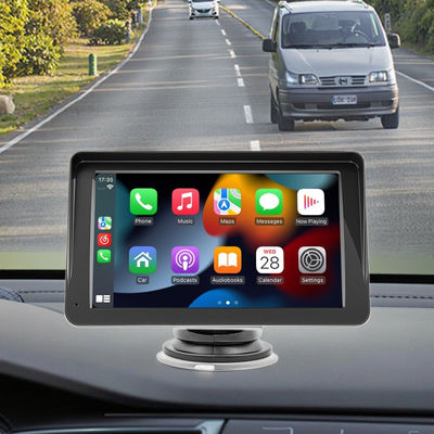 Creatall Navegação para Carro Portátil de 7 Polegadas com Câmera de Ré Sem Fio para Bluetooth MP5 HD USB Conexão Cross-Border Carplay