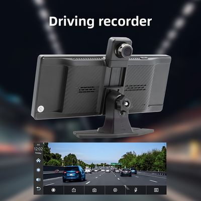 Creatall Dash Cam Portátil de 10,26 polegadas com Duas Lentes e Gravação Dupla, Câmera Frontal e Traseira para CarPlay, Navegação e Carros de Exportação
